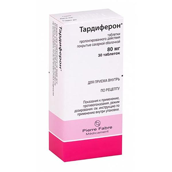 Tardiferon retard tab. 80 mg №30