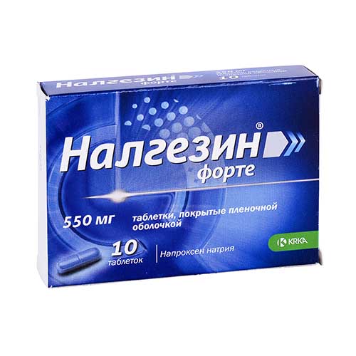 Налгезин форте таб. п/о 550мг №10