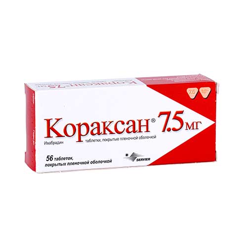 Кораксан таб. п/о 7.5мг №56