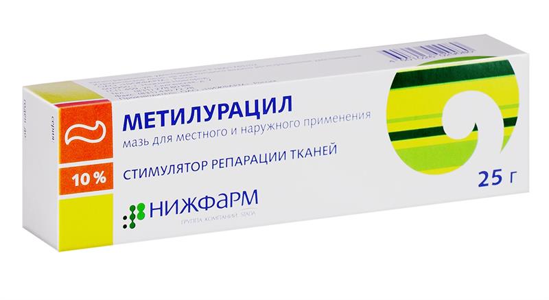 Метилурацил мазь 10% 25г №1