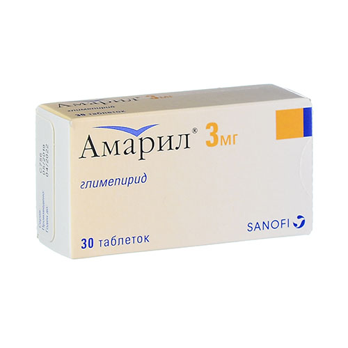 Амарил таб. 3мг №30