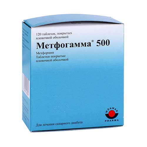 Метфогамма таб. 500мг №120