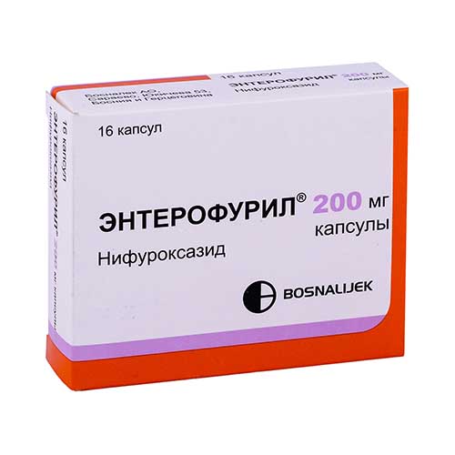 Энтерофурил капс. 200мг №16