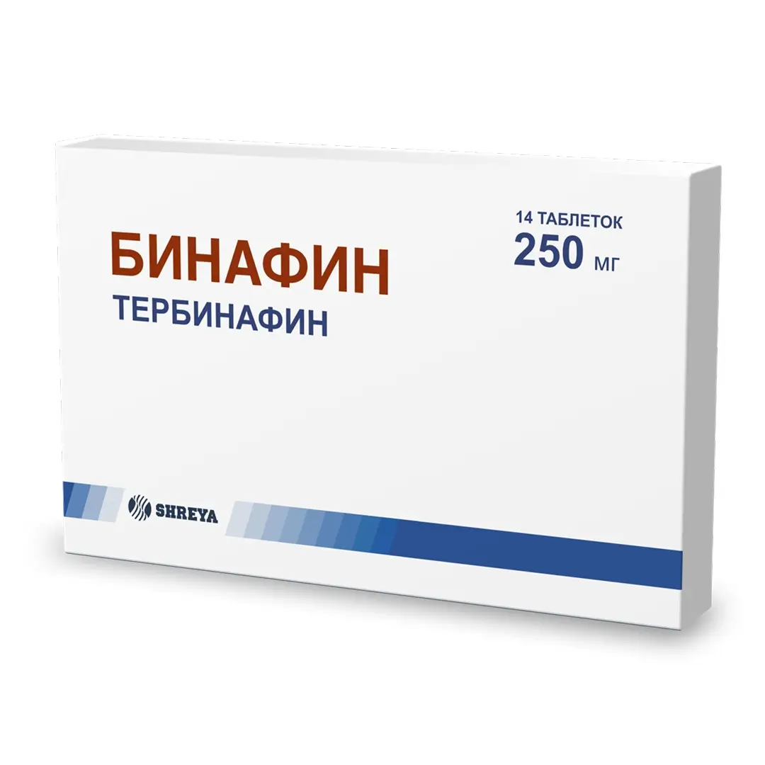 Бинафин таб. 250мг №14