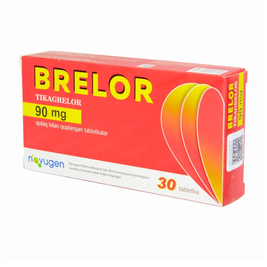 Brelor tab. p/o 90mg №30