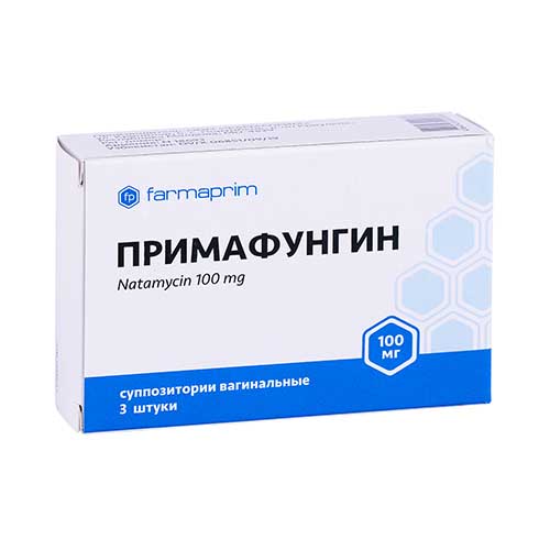 Primafungin supp vag 100mg №3