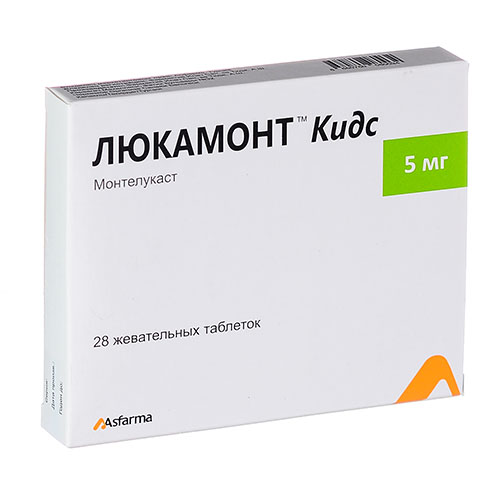 Люкамонт кидс 5мг №28