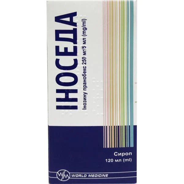 Inoseda sirop. 250mg/5ml 120ml
