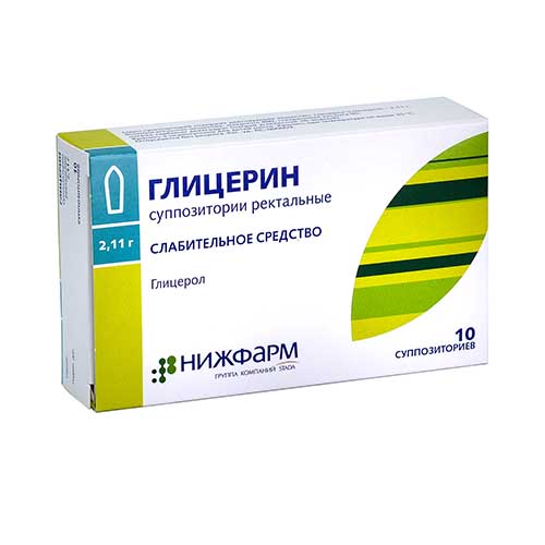 Глицерин супп. рект. 2.11г №10