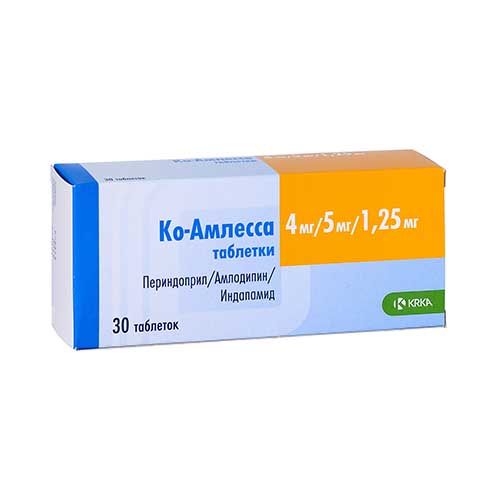 Ко-Амлесса таб. 4мг/5мг/1.25мг №30