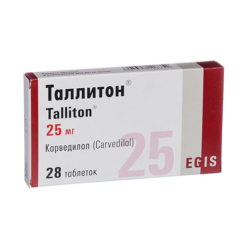 Таллитон таб. 25мг №28