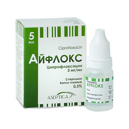 Ayfloks gl. kapli 0,3% 5ml