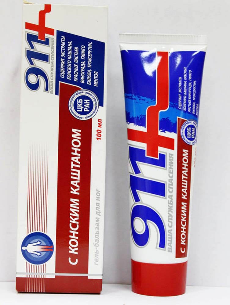 Gel-balzam s kons. kashtan. 100ml (911+)