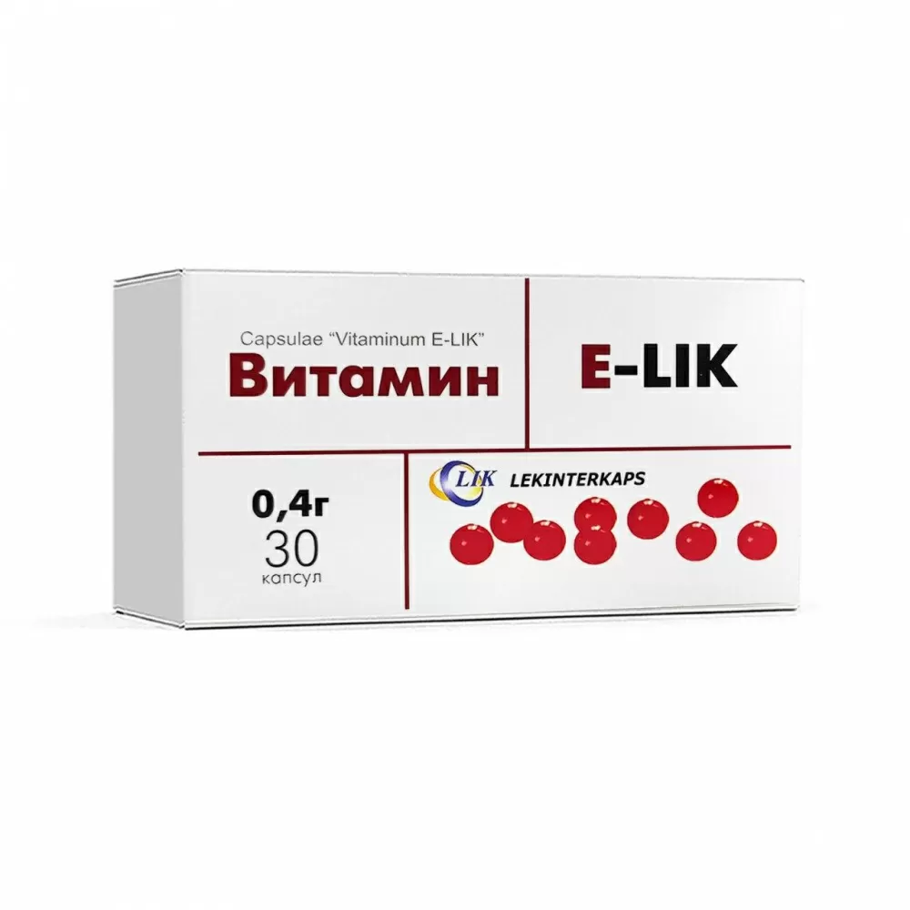 Витамин Е-Lik капс. 0.4г №30