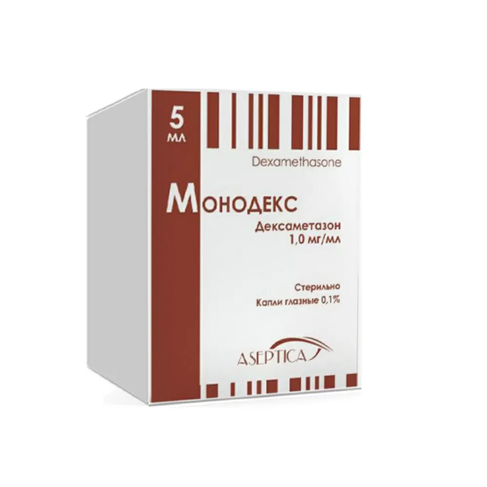 Monodeks gl. kapli 0,1% 5ml