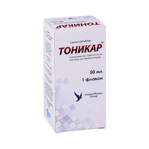Тоникар р-р 1000мг/10мл 50мл