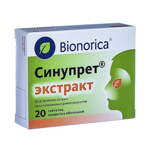 SINUPRЕT EKSTRAKT, TAB. N20