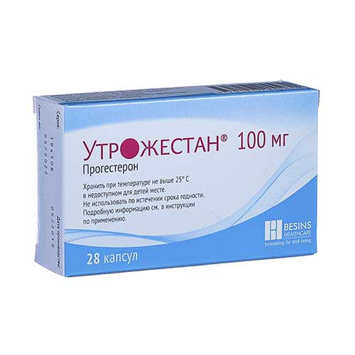 Utrojestan kaps. 100mg №28