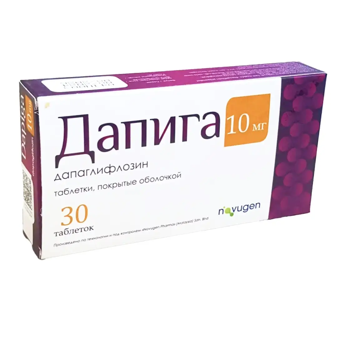 Dapiga tab. p/o 10mg №30
