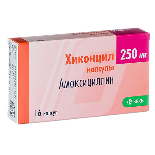 Хиконцил капс. 250мг №16