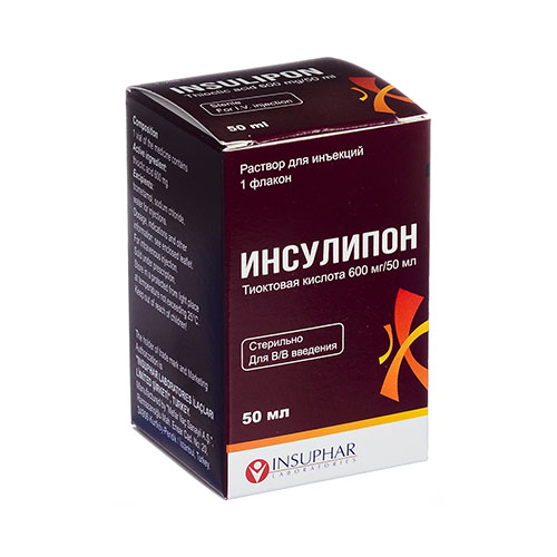 Insulipon r-r 600mg/50ml №1