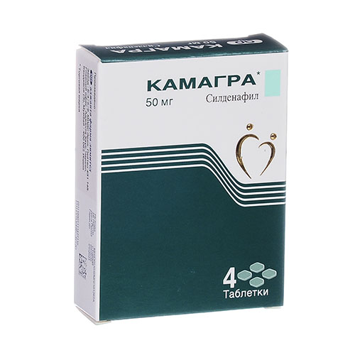 Камагра таб. п/о 50мг №4