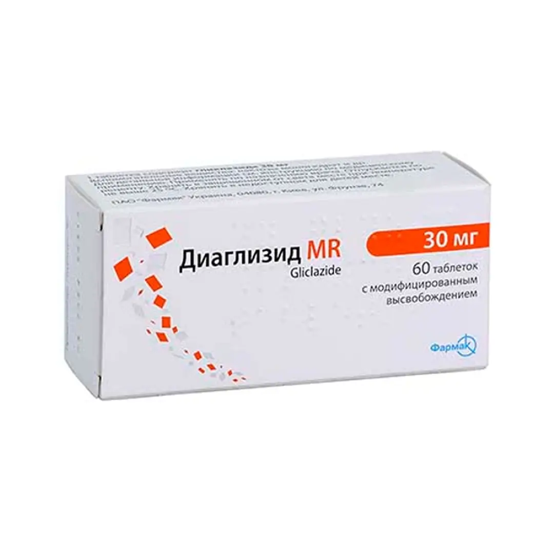 Диаглизид MR таб. 30мг №60