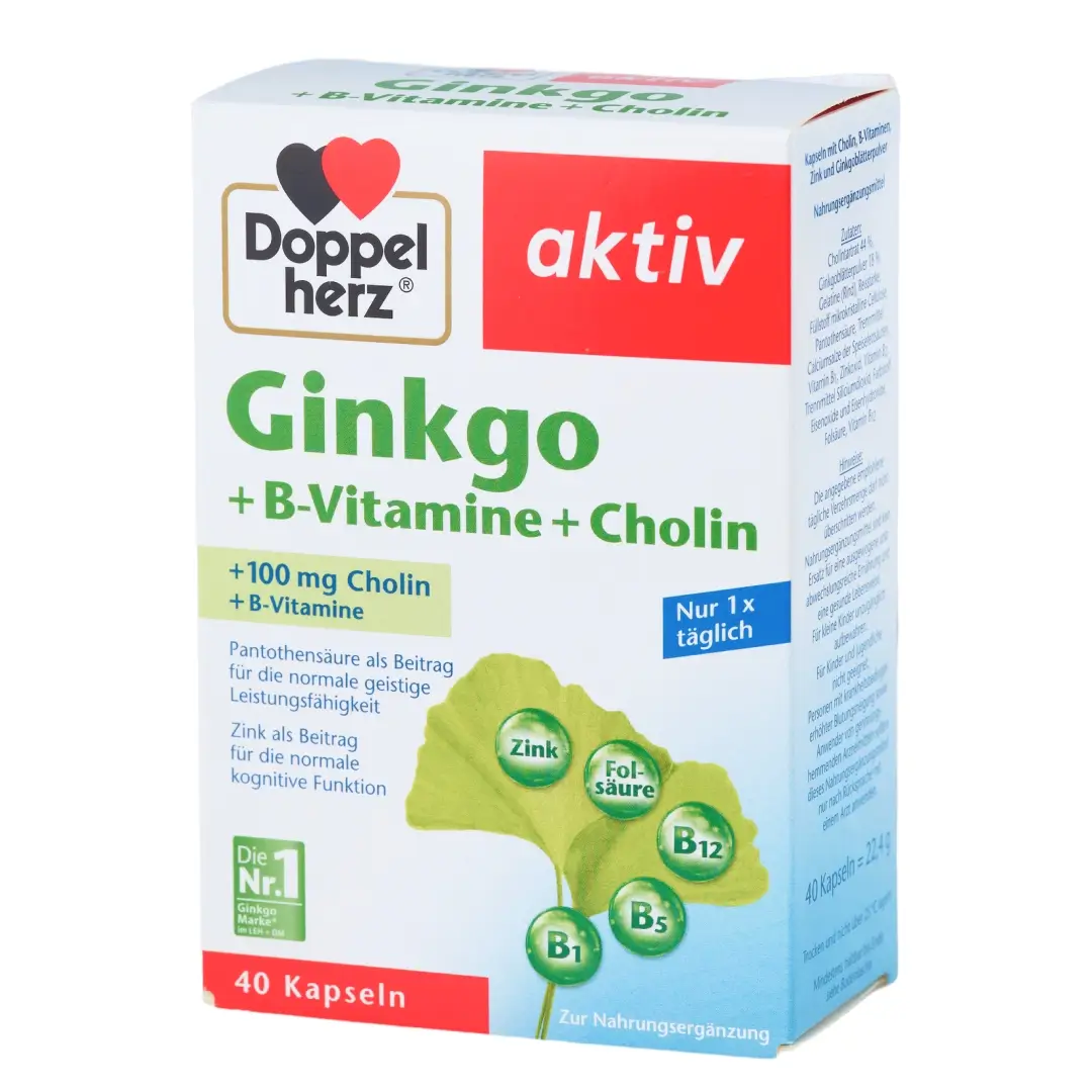 Доппельгерц Актив Гинко+вит.В+Холин капс. №40
