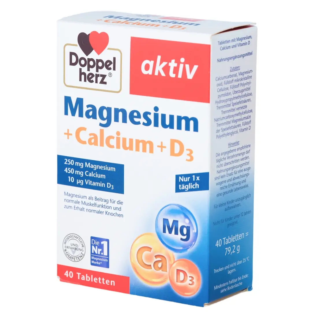 Доппельгерц Актив Магний+Кальций+D3 таб. №40