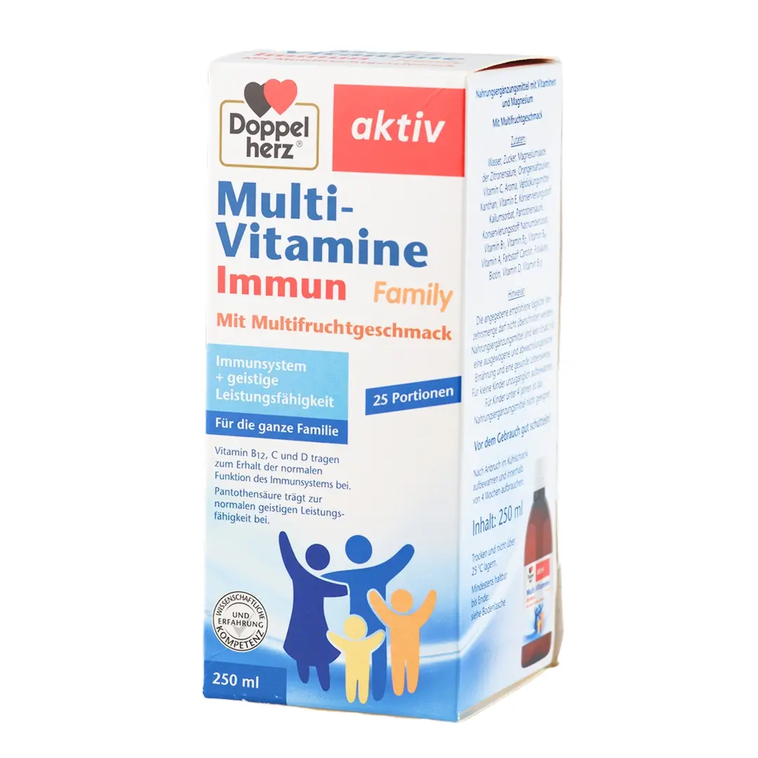 Доппельгерц Актив Мультивит. Иммун сироп 250мл (д/всей семьи)