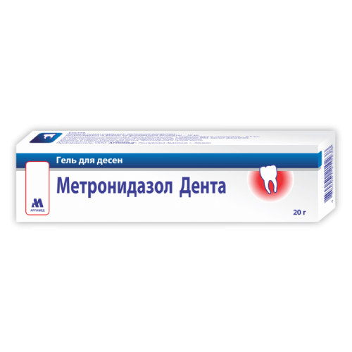 Metronidazol Denta gel 1% 20G
