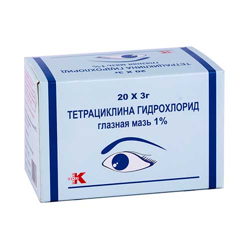 Tetratsiklina g/xl. gl maz 1% 3g