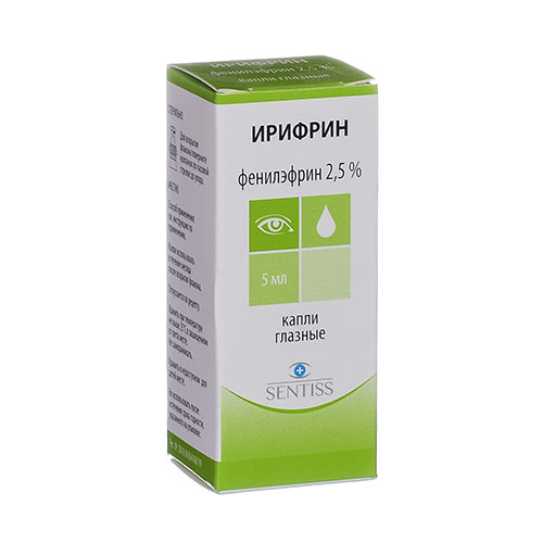 Irifrin kapli glaznie 2,5%, 5 ml № 1
