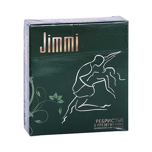 Prezervativi natur. lateks gladkiye "Jimmi" rebristie №3