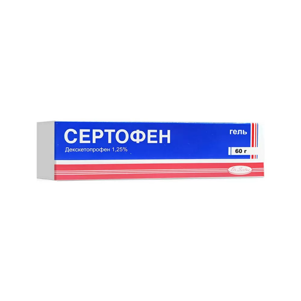 Сертофен гель 1.25% 60г №1