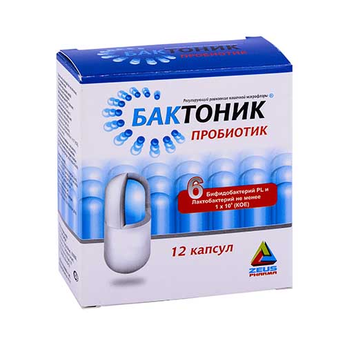 Бактоник  капс. 400мг №12