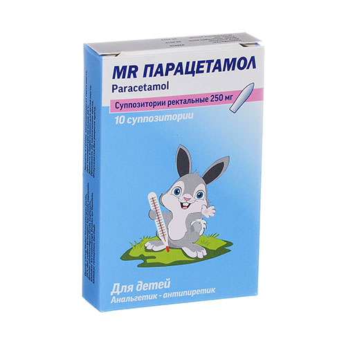 MR Парацетамол супп. рект. 250мг №10