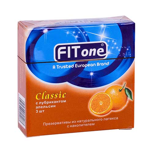 Prezervativi natur. lateks FITONE apelsin №3