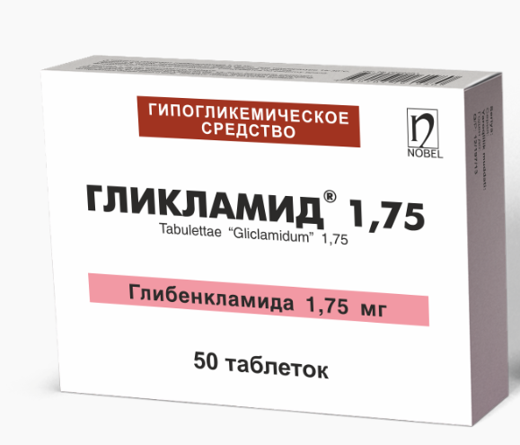Gliklamid tab. 1,75mg №50