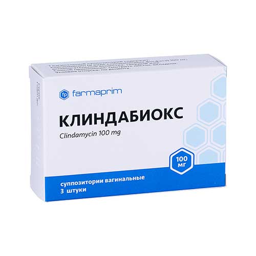 Клиндабиокс супп. ваг. 100мг №3