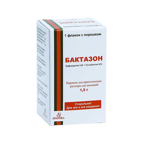 Бактазон пор. д/ин 1,5г фл. №1