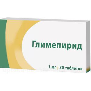 Глимепирид таб. 1мг №30