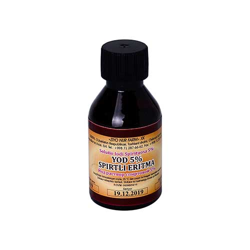 Yod r-r spirt. DF 5% 25ml