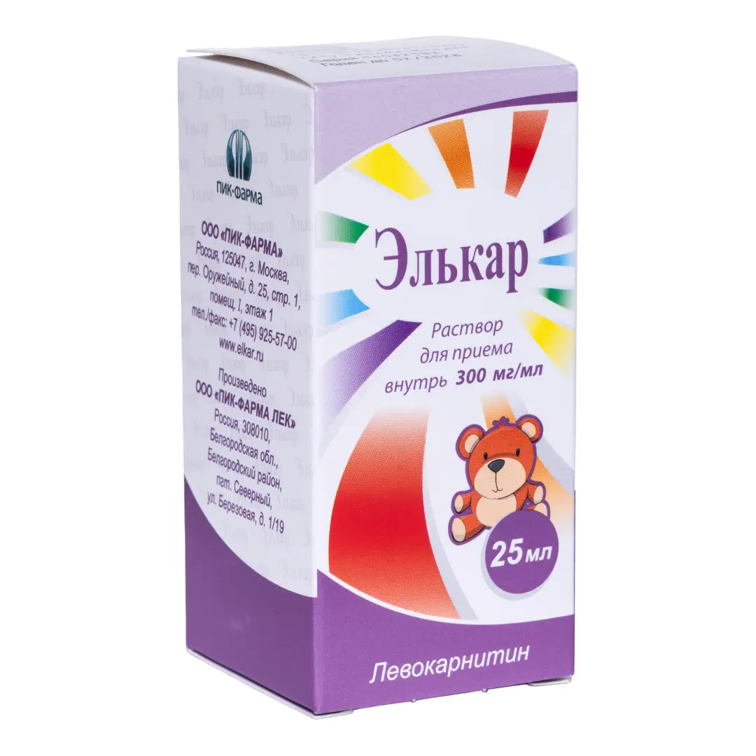 Элькар р-р 30% 25мл
