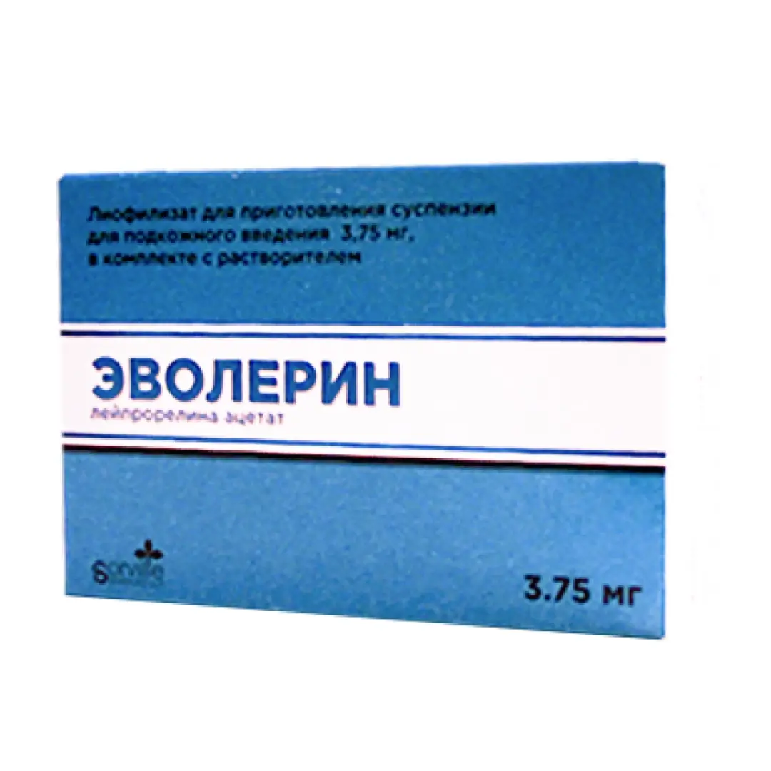 Evolerin liof. susp. d/in. 3,75mg №1 (rast-l D-mannitola 2ml)