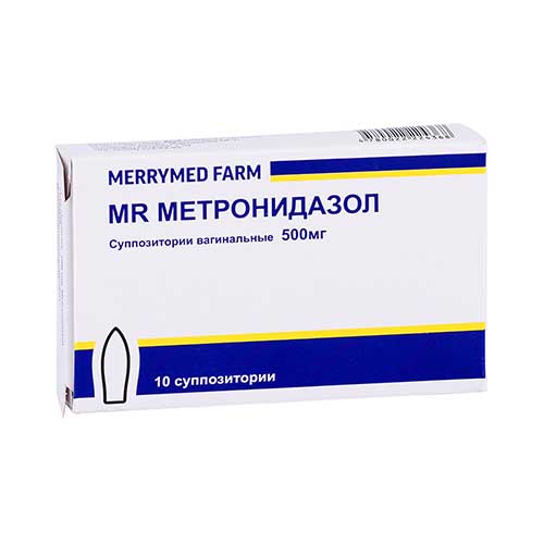 Метронидазол MR суппоз.500мг №10