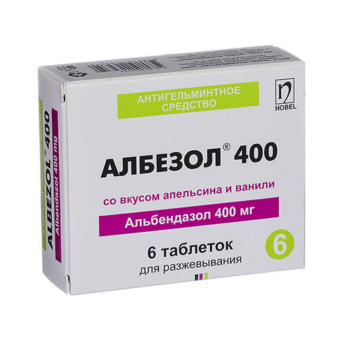 Албезол таб. 400мг №6