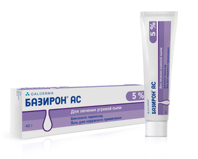 БАЗИРОН АС ГЕЛЬ 5% 40Г N1