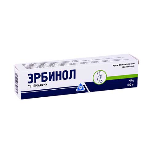Эрбинол крем 1% 20г №1