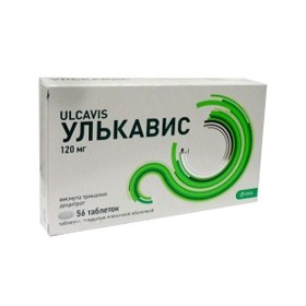 Улькавис таб. п/о 120мг №56